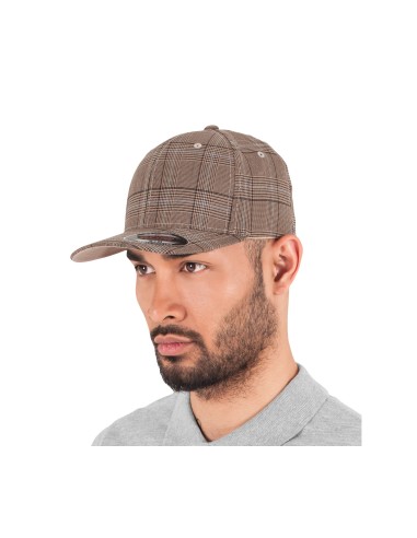 FLE-6196-Flexfit Glen Check Cap